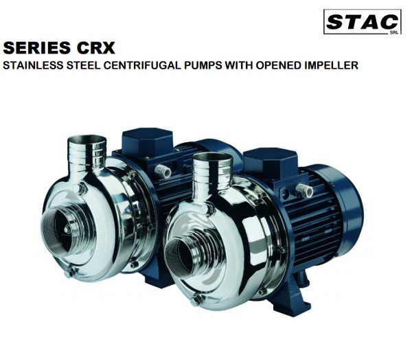 Bơm Ly Tâm Công Nghiệp STAC – Italy | Họng Mặt Bích | Hiệu Suất Cao, Vật Liệu Inox AISI 316 – Pump Pro