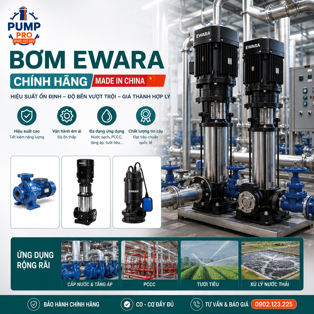 Máy Bơm Ewara Chính Hãng: Đánh Giá Toàn Diện Và Hướng Dẫn Chọn Đúng Dòng 2026 – Pump Pro