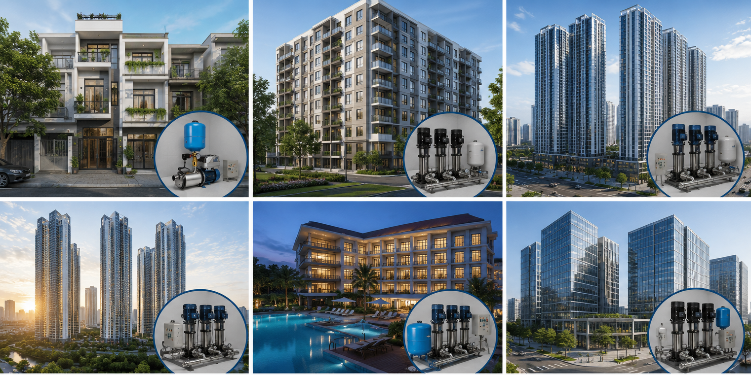 Giá Hệ Thống Bơm Tăng Áp Nhà Cao Tầng 2026?