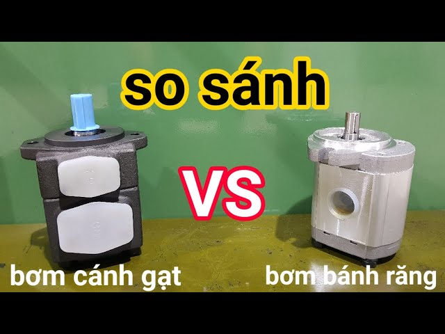 bơm thủy lực bánh răng 3.7kw, bơm cánh gạt 3.7kw