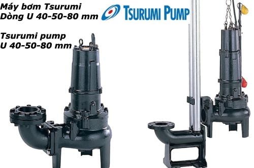  bơm chìm cắt rác công nghiệp Tsumuri