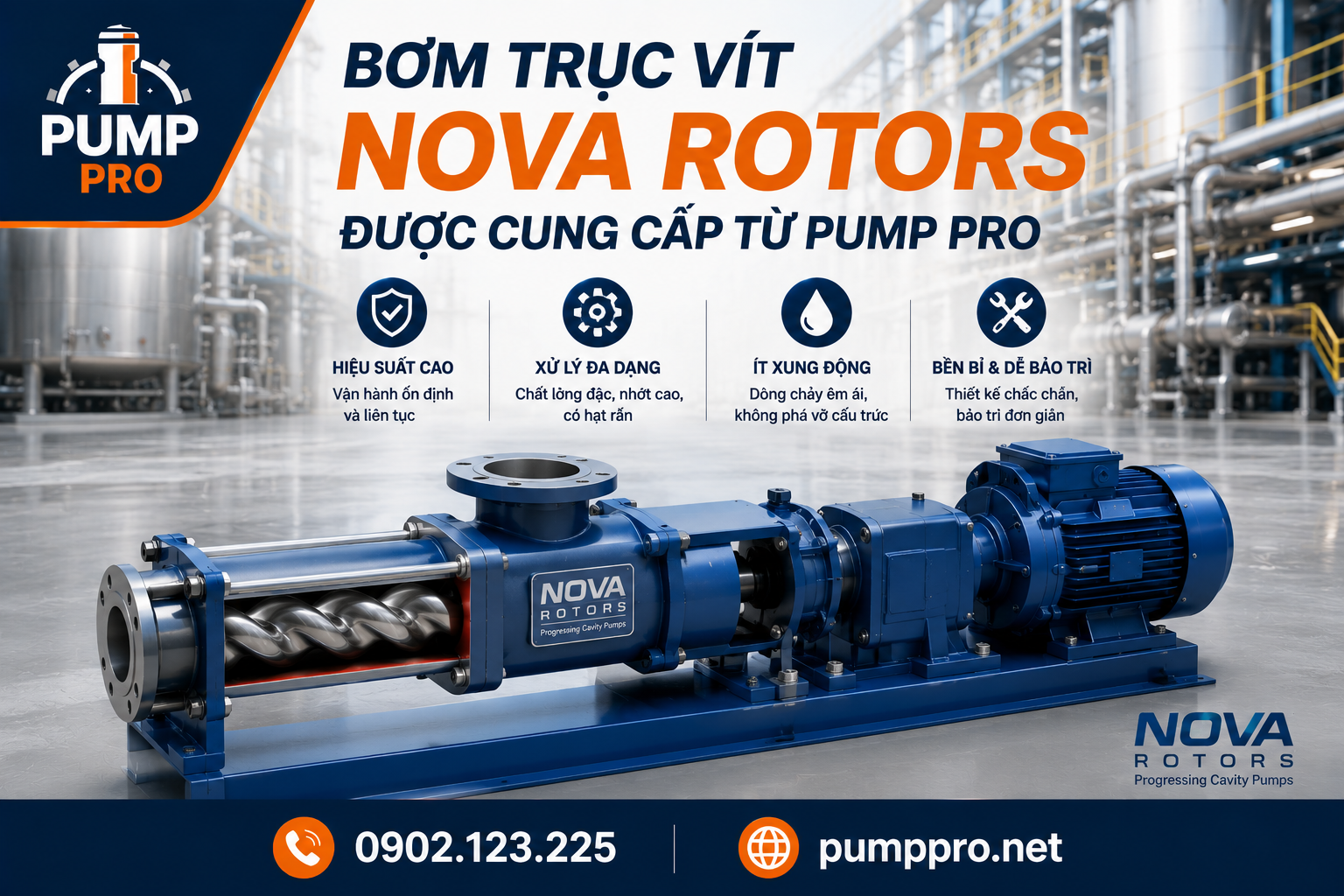 Bơm Nova Rotors Tại Việt Nam