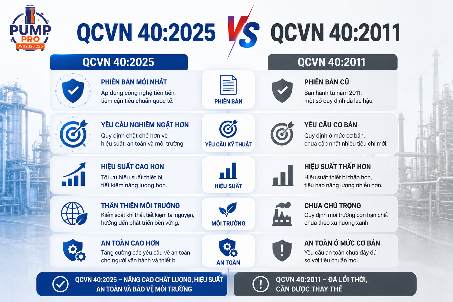 QCVN 40:2025 cho nghành XLNT