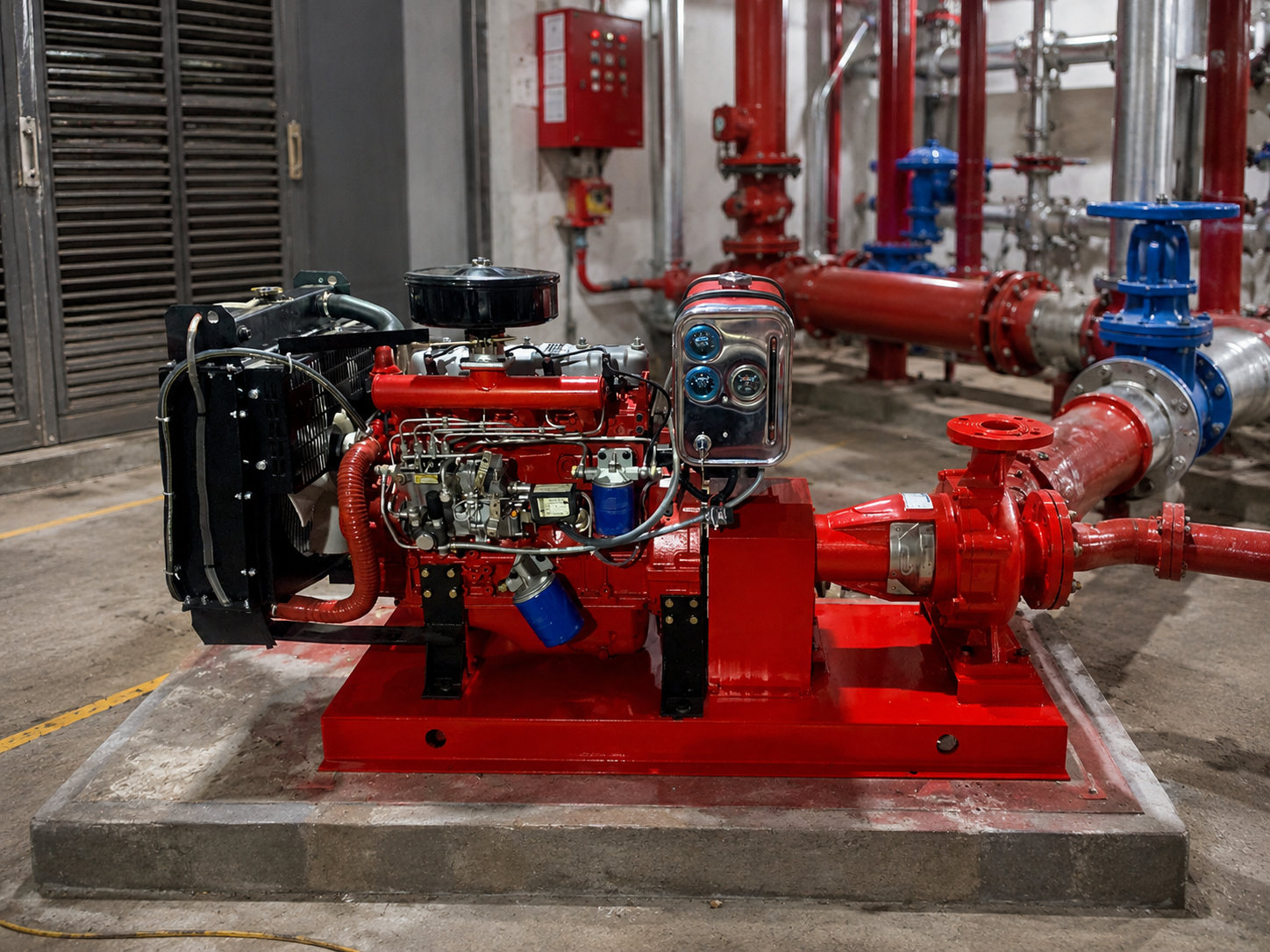 máy bơm PCCC theo TCVN 7336:2021 nhà xưởng KCN