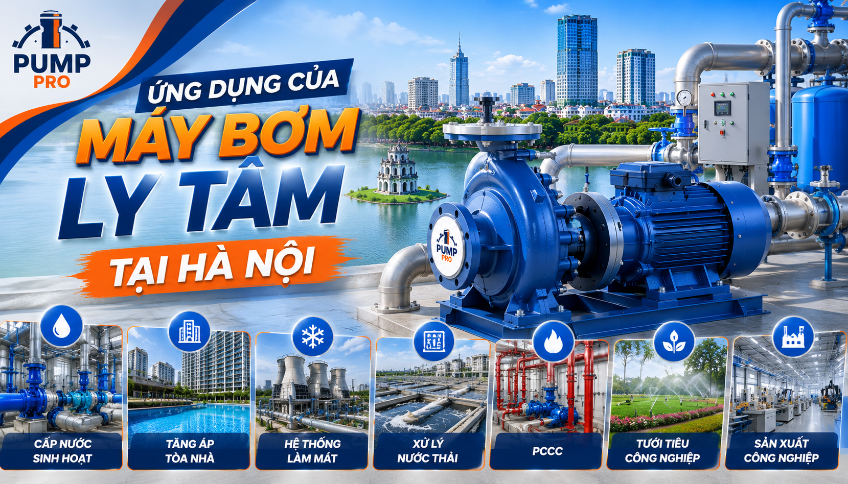 Ứng dụng bơm ly tâm