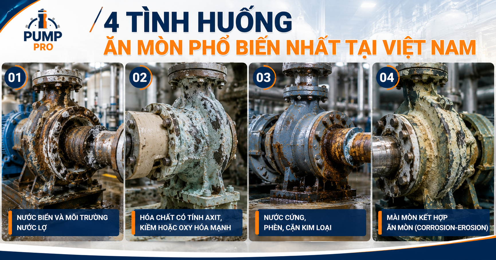 4 Tình Huống Ăn Mòn Phổ Biến Nhất Tại Việt Nam | Pump Pro