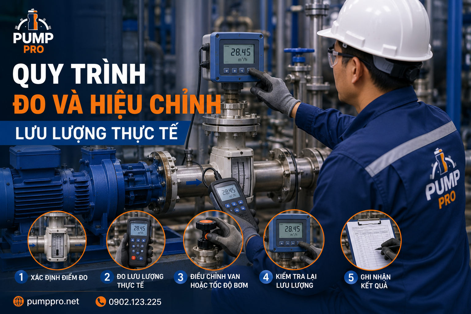 Quy Trình Đo Và Hiệu Chỉnh Lưu Lượng Thực Tế | Pump Pro