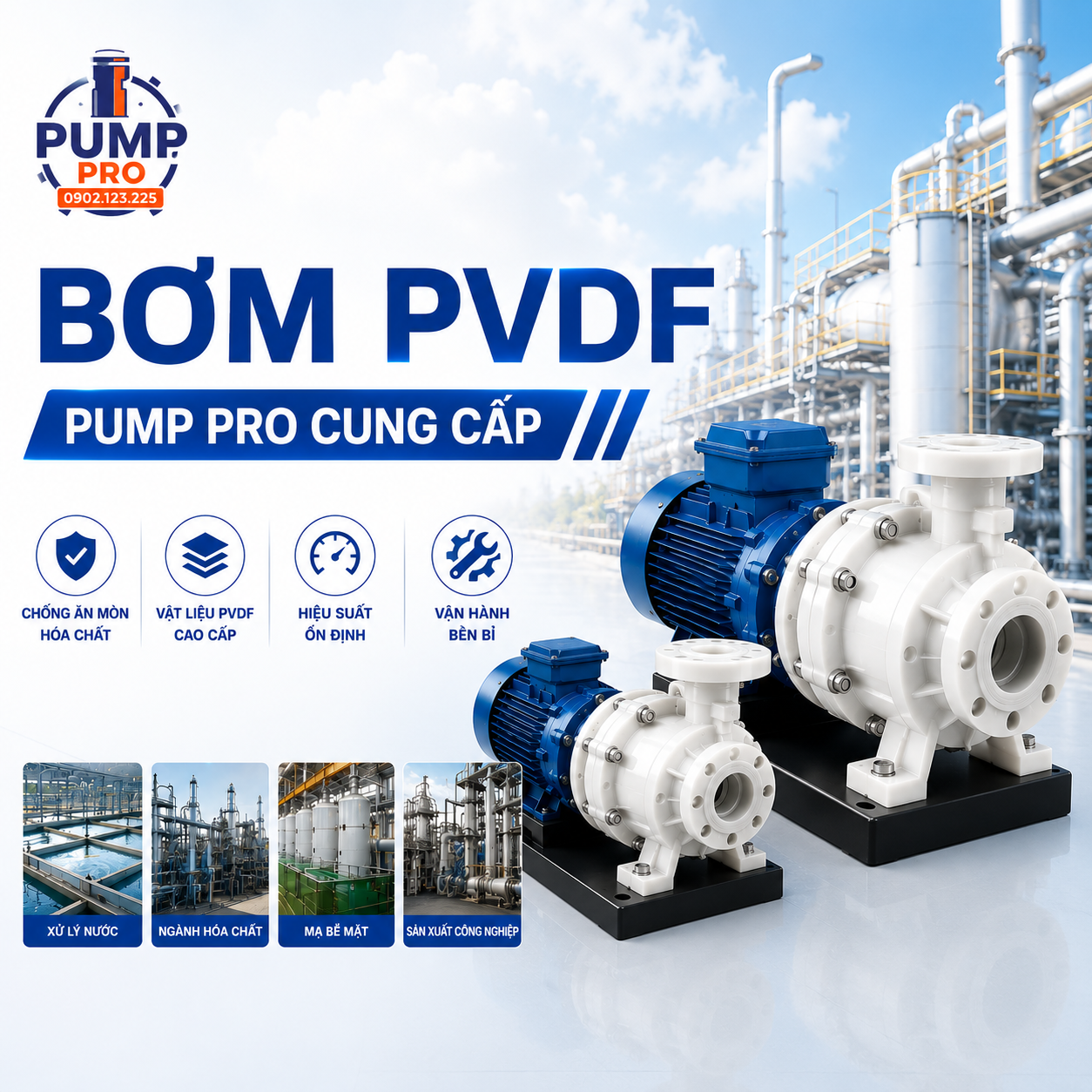Bơm PVDF Là Gì? Khi Nào Cần Dùng Và Khi Nào Không? – Pump Pro