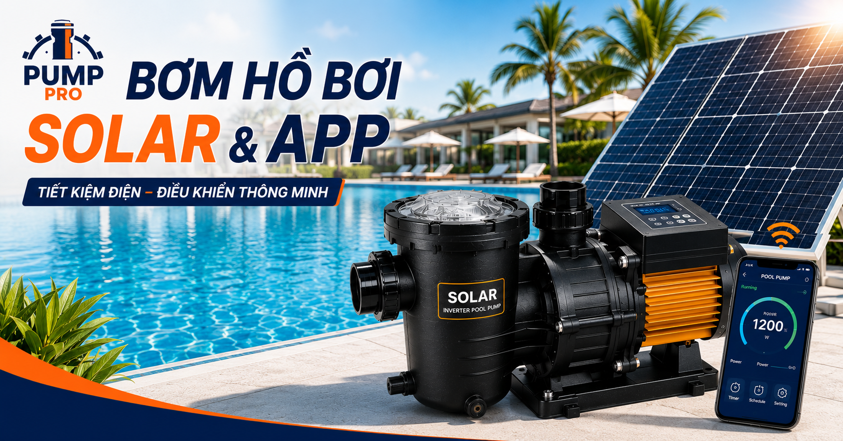 Bơm hồ bơi Solar Pump