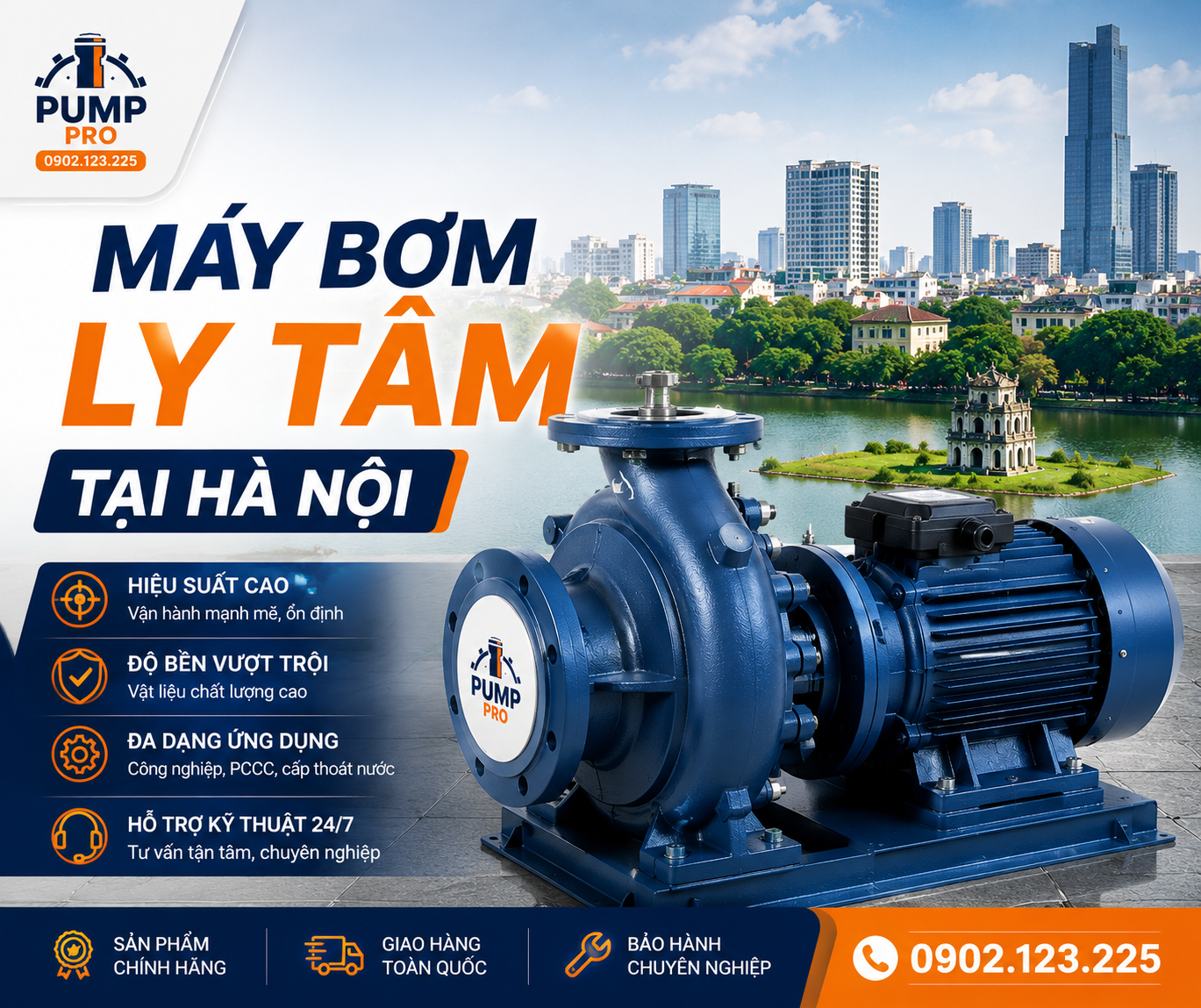 Máy bơm ly tâm tại Hà Nội từ Pump Pro