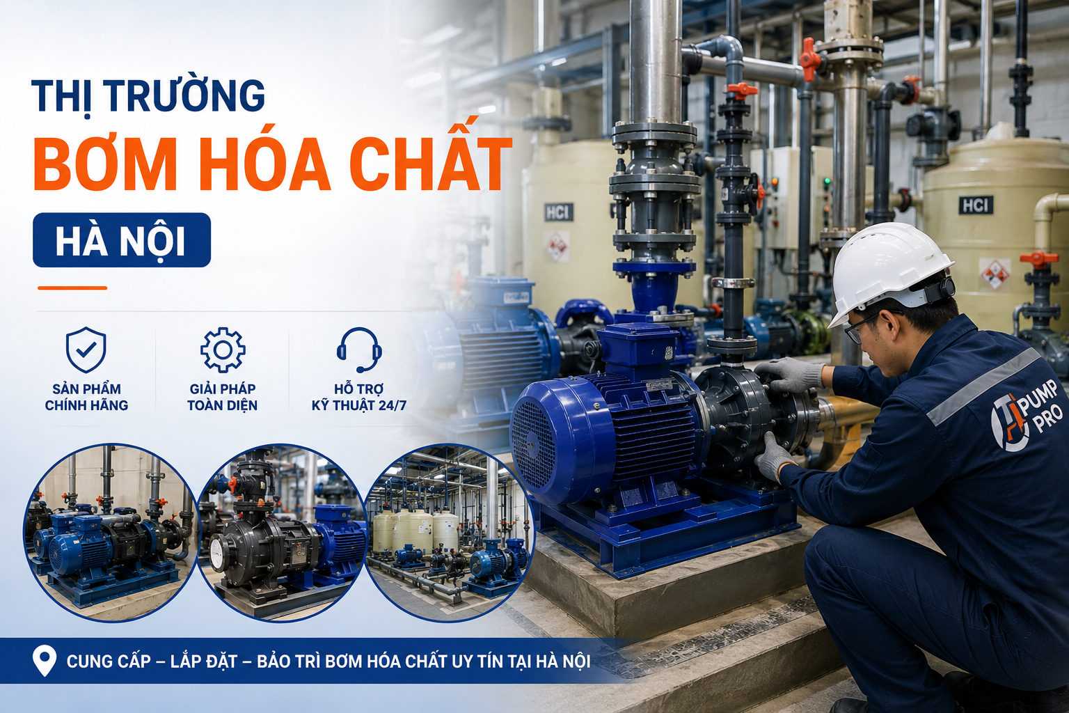 Bơm Hóa Chất Tại hà nội từ Pump Pro