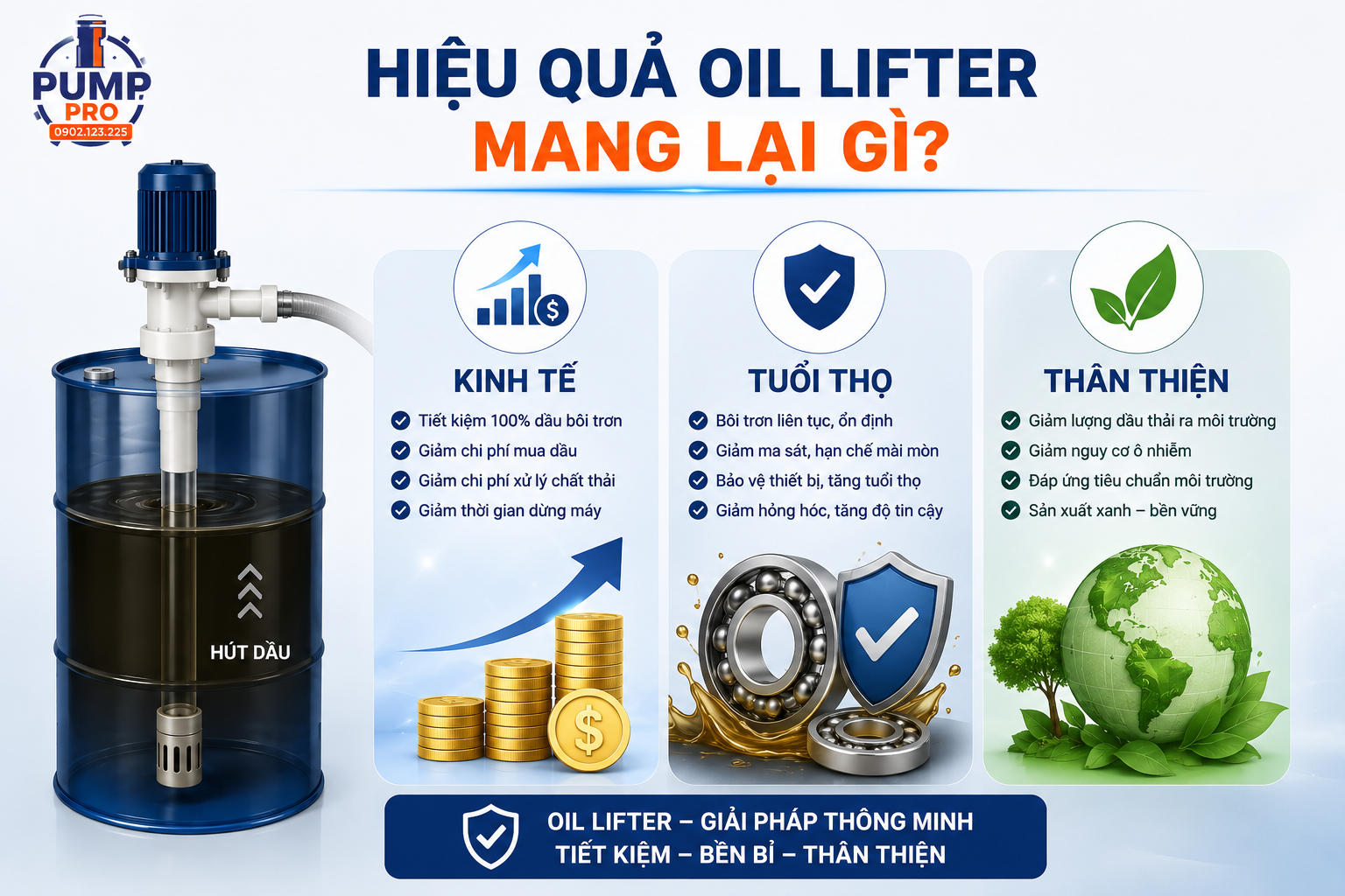 Lợi ích của oil lifter