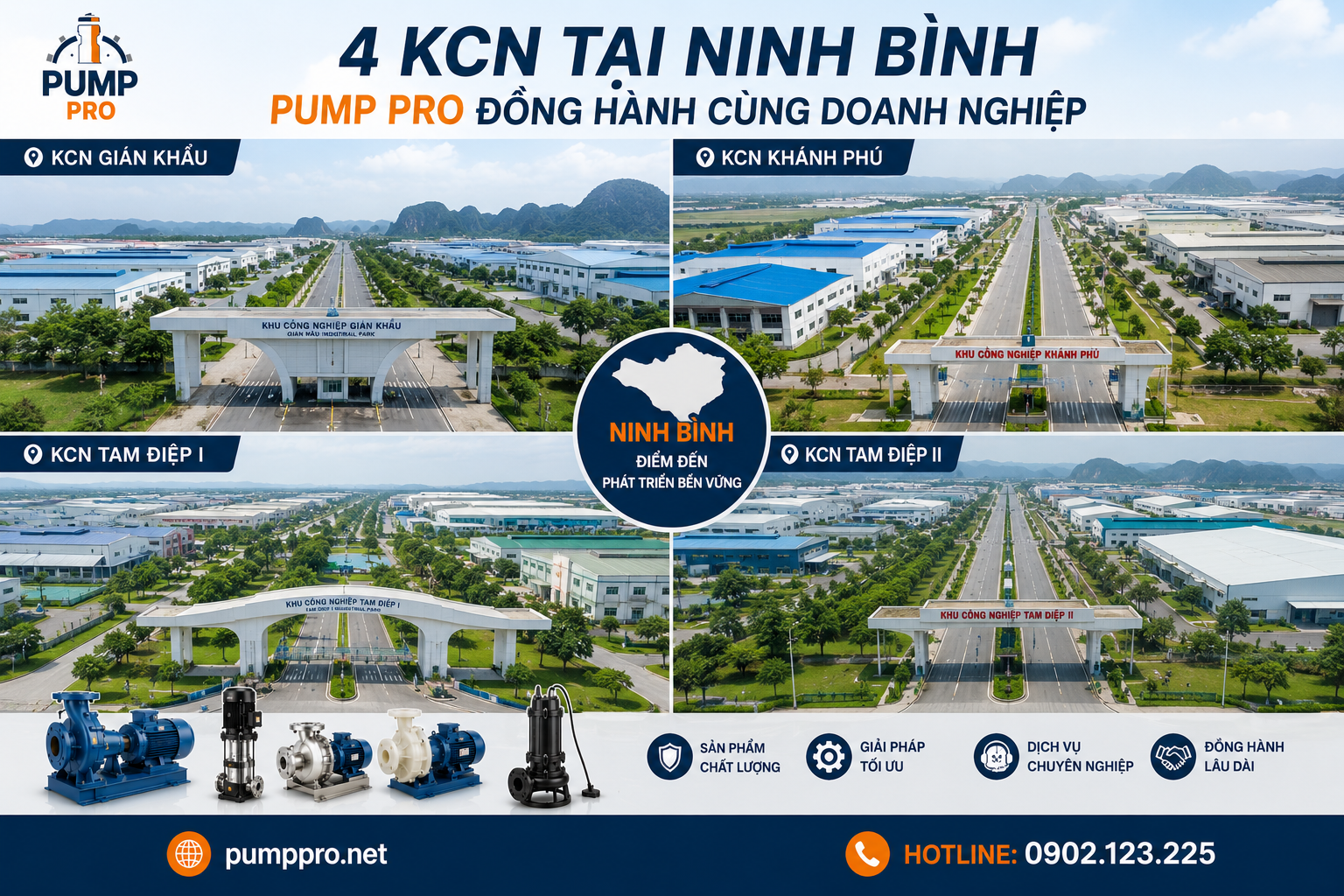 Máy Bơm Ly Tâm Tại Ninh Bình: Chính Hãng & Báo Giá 2026 | Pump Pro