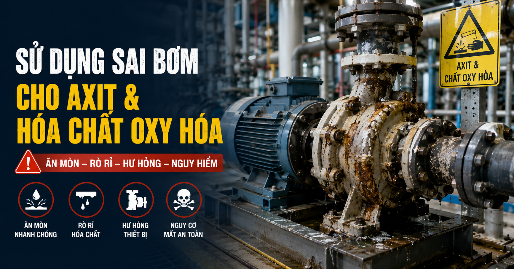 Sử dụng sai bơm hóa chất | Pump Pro