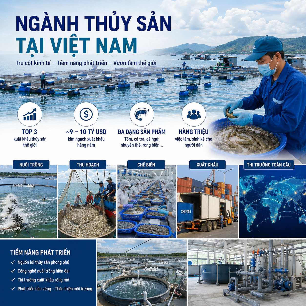 Bơm Hóa Chất Nghành Thủy Sản | Pump Pro