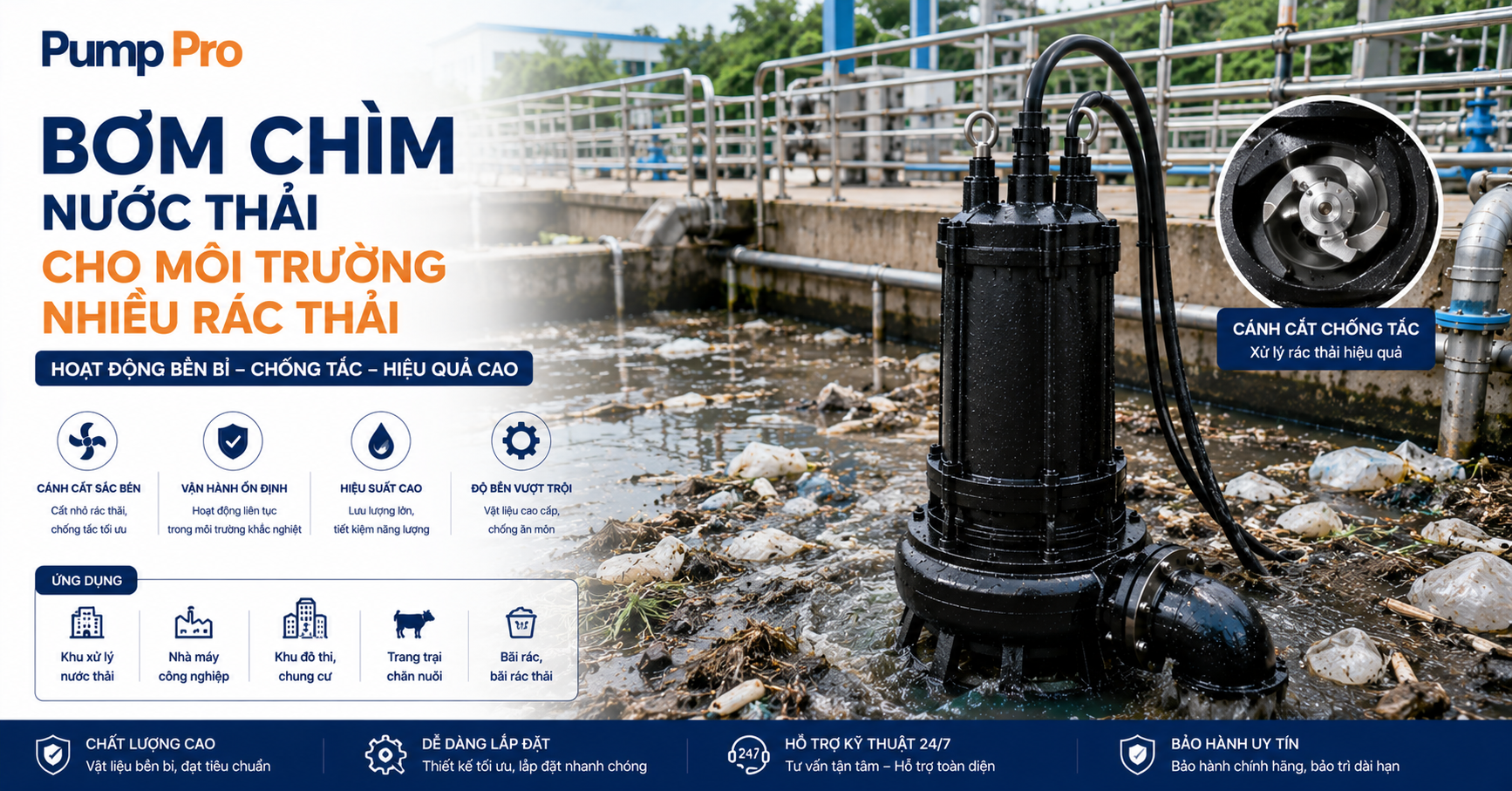 Đổi Bơm 3 Lần Vẫn Kẹt Rác? Vấn Đề Không Nằm Ở Bơm – Pump Pro