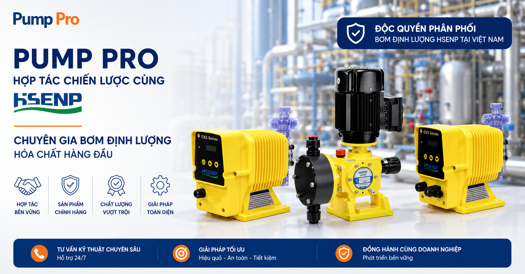Pump Pro phân phối độc quyền HSENP PUMP tại Việt Nam