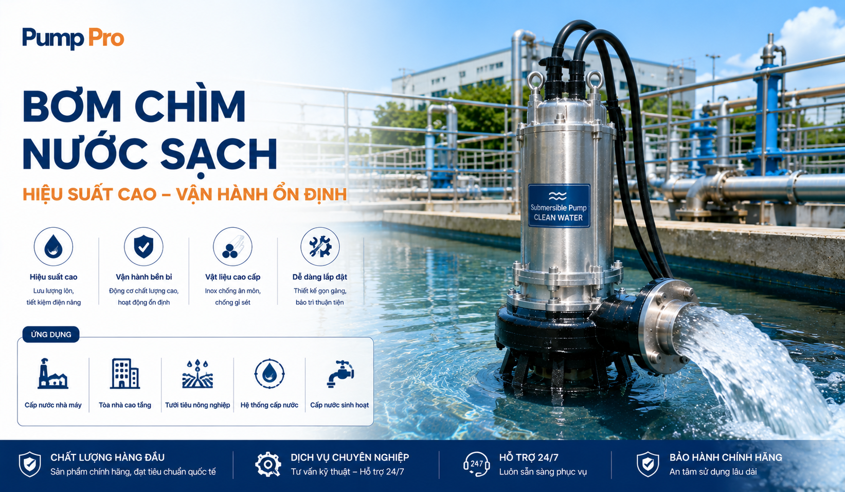 Bơm Chìm Nước Sạch 2026