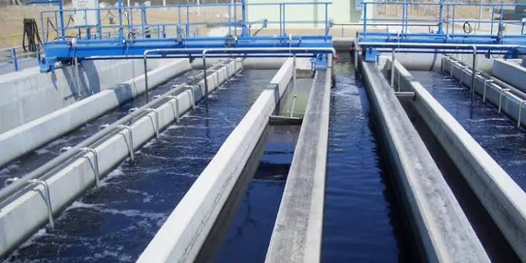 Nước thải tại nhà máy dệt nhuộm