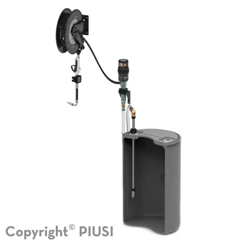 Bộ bơm dầu nhớt khí nén PIUSI Oil Drum Kit 200 3.5 with meter | Pump Pro