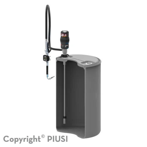 Bộ bơm dầu nhớt khí nén PIUSI Oil Drum Kit 200 3.5 without meter | Pump Pro