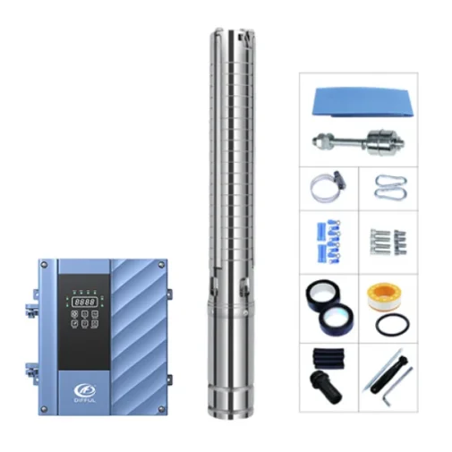 Máy bơm chìm năng lượng mặt trời không chổi than AC/DC 3 | Pump Pro