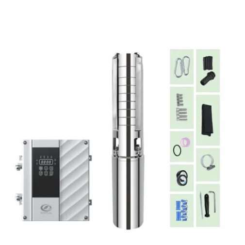 Máy bơm nước năng lượng mặt trời HV DC không chổi than làm mát bằng nước 4 inch | Pump Pro