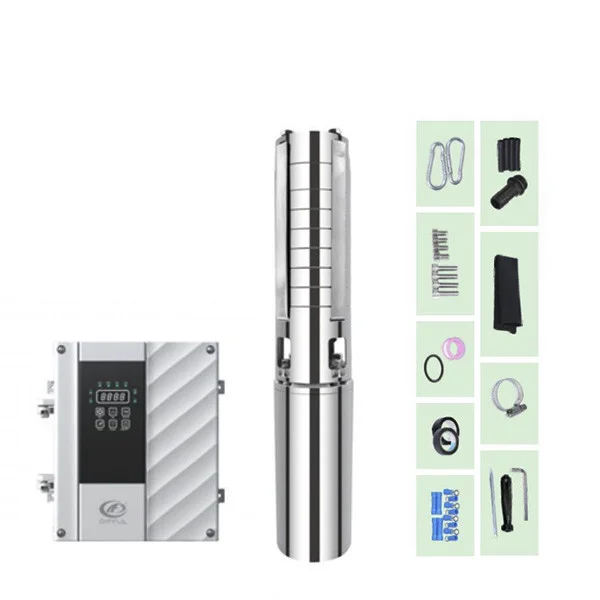 Máy bơm nước năng lượng mặt trời HV DC không chổi than làm mát bằng nước 4 inch Máy bơm nước năng lượng mặt trời HV DC không chổi than làm mát bằng nước 4 inch | Pump Pro