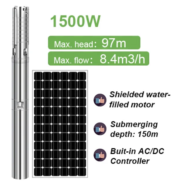 Máy bơm năng lượng mặt trời DIFFUL AC/DC có vỏ bọc Máy bơm năng lượng mặt trời DIFFUL AC/DC có vỏ bọc | Pump Pro