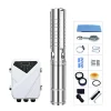Máy bơm chìm năng lượng mặt trời lai AC/DC 4 inch với cánh quạt S/S | Pump Pro