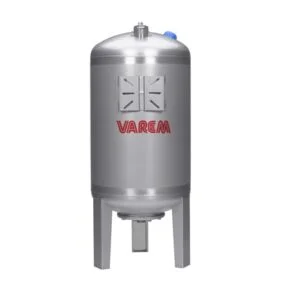 Bình tích áp Varem inox 100L đứng – 10Bar | Pump Pro