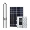 Máy bơm nước năng lượng mặt trời HV DC không chổi than làm mát bằng nước 4 inch với bộ điều khiển bên ngoài và cánh quạt bằng nhựa | Pump Pro