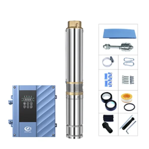 Máy bơm chìm năng lượng mặt trời AC/DC với cánh quạt bằng nhựa | Pump Pro