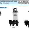 Bơm chìm bơm cát SHINMAYWA Model CR501S-F50 0.15kW 220V cổng 50mm 2024 | Pump Pro