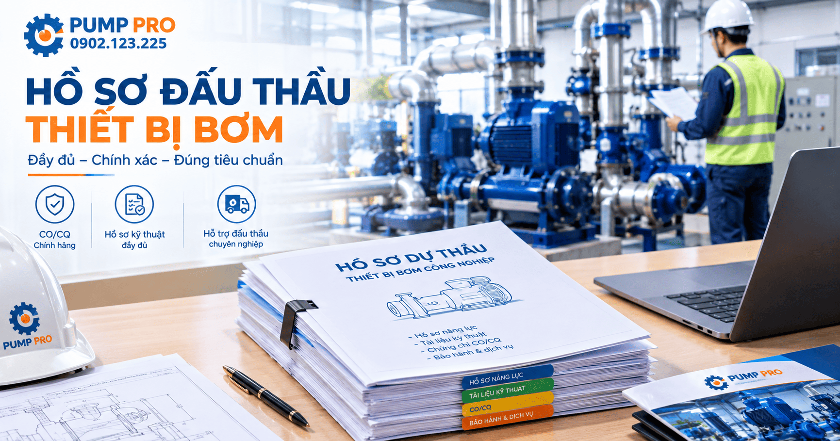 Hồ sơ đấu thầu thiết bị bơm