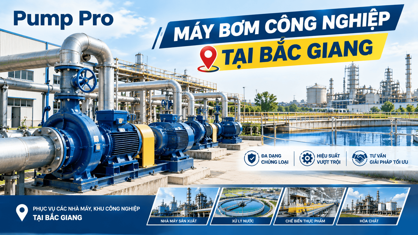 Máy Bơm Công Nghiệp Tại Bắc Giang
