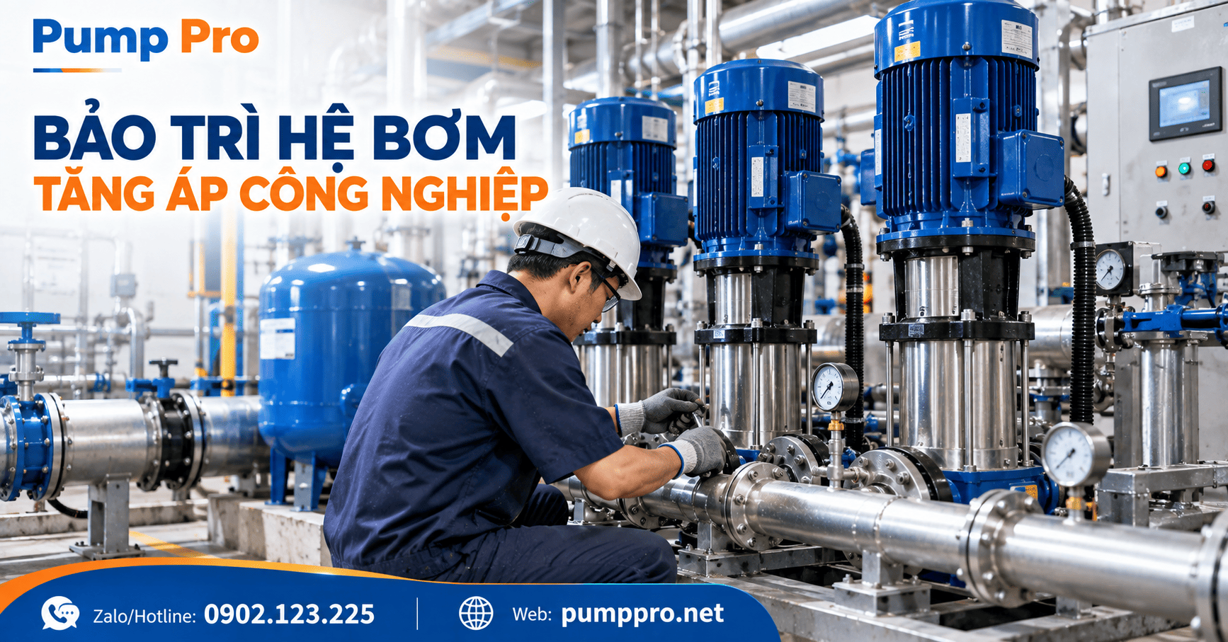 Bảo Trì Hệ Bơm Tăng Áp Công Nghiệp