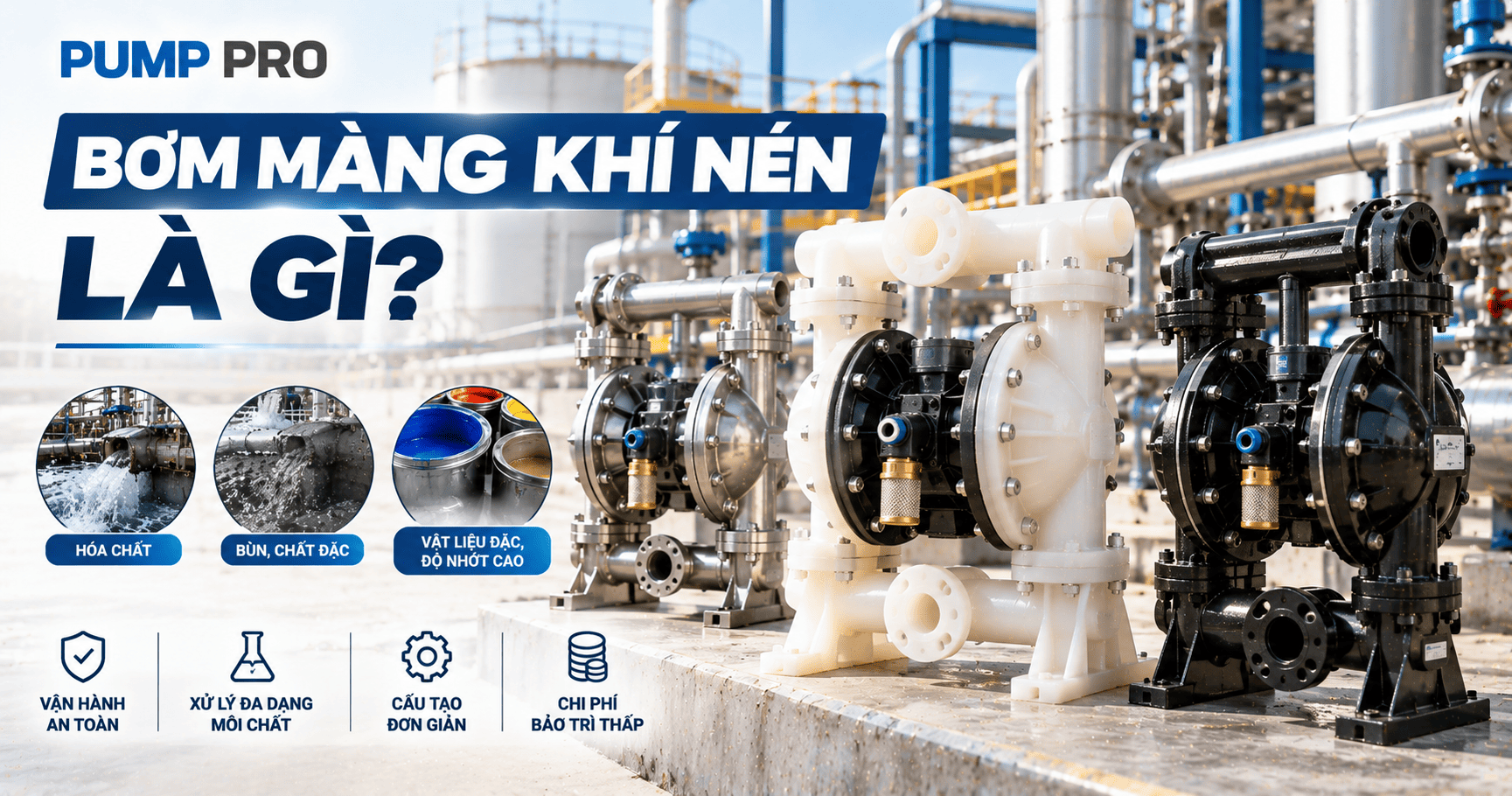 Bơm Màng Khí Nén Là Gì?