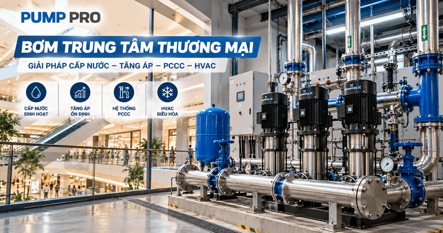 Bơm Trung Tâm Thương Mại