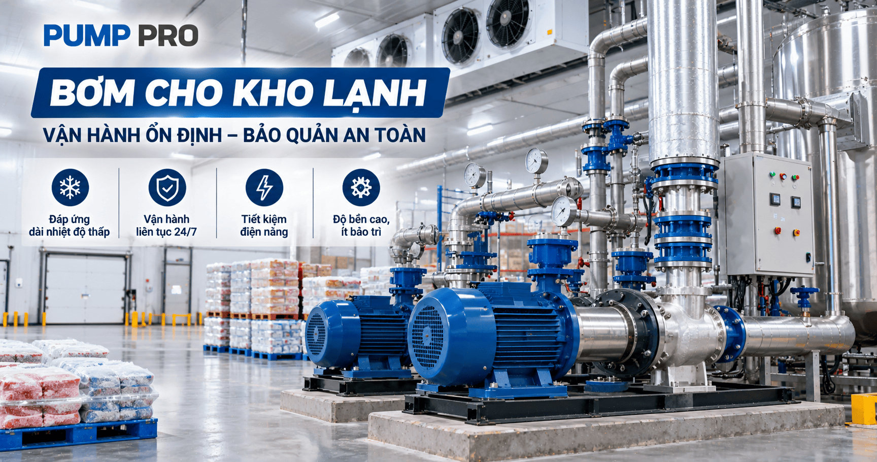 Bơm Cho Kho Lạnh