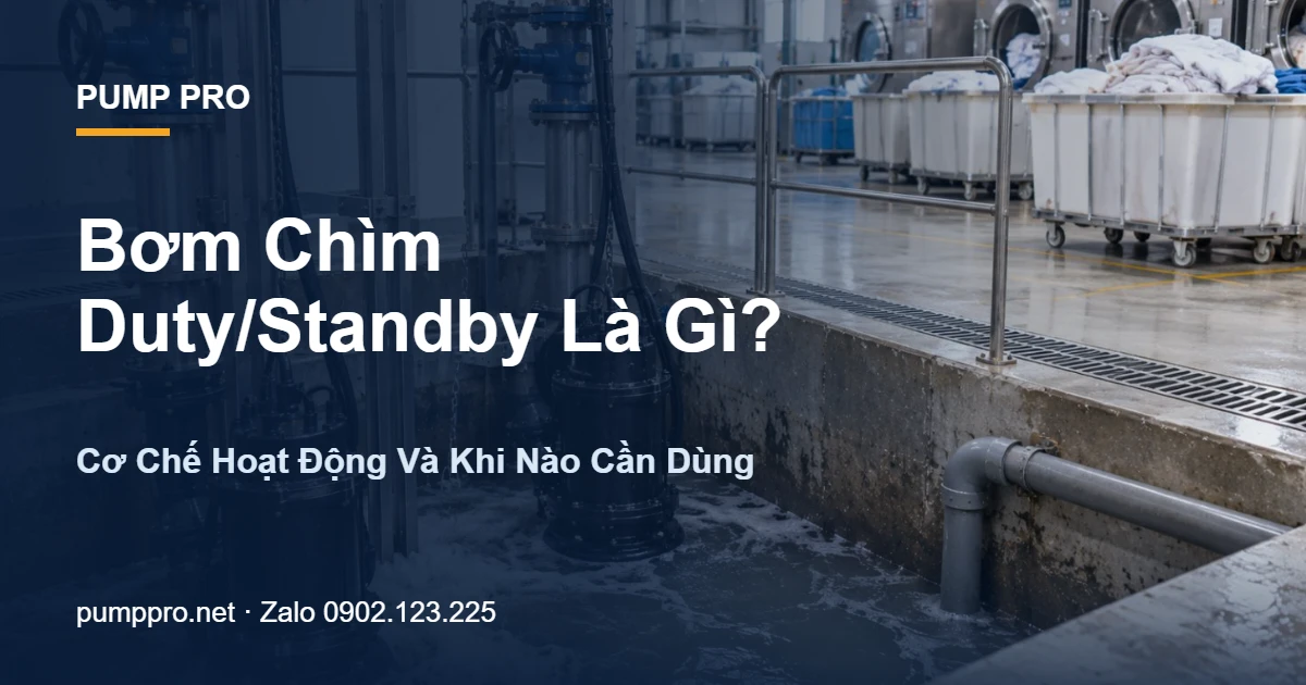 Bơm Chìm Duty/Standby Là Gì? Cơ Chế Hoạt Động Và Khi Nào Cần Dùng - Pump Pro