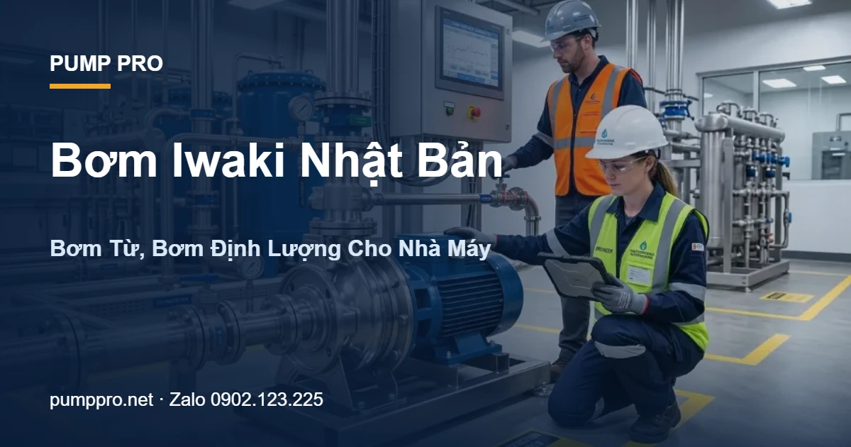 Bơm Iwaki Nhật Bản: Bơm Từ, Bơm Định Lượng Cho Nhà Máy - Pump Pro